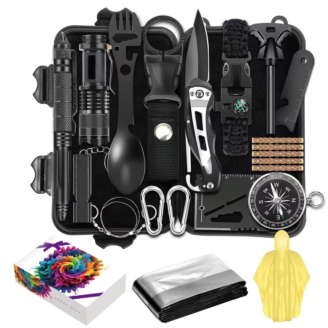 16-in-1 Professional Survival Kit